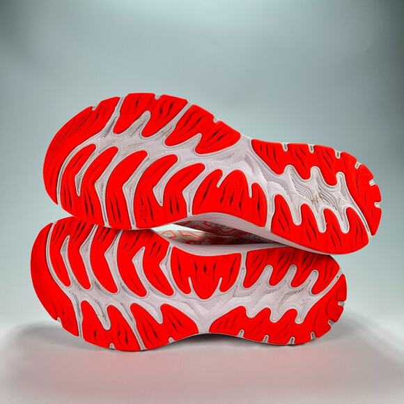 ASICS GEL-Cumulus 23 White Orange Lace Up Running Shoes 1012B253 Womens Size 9.5 - Picture 8 of 10